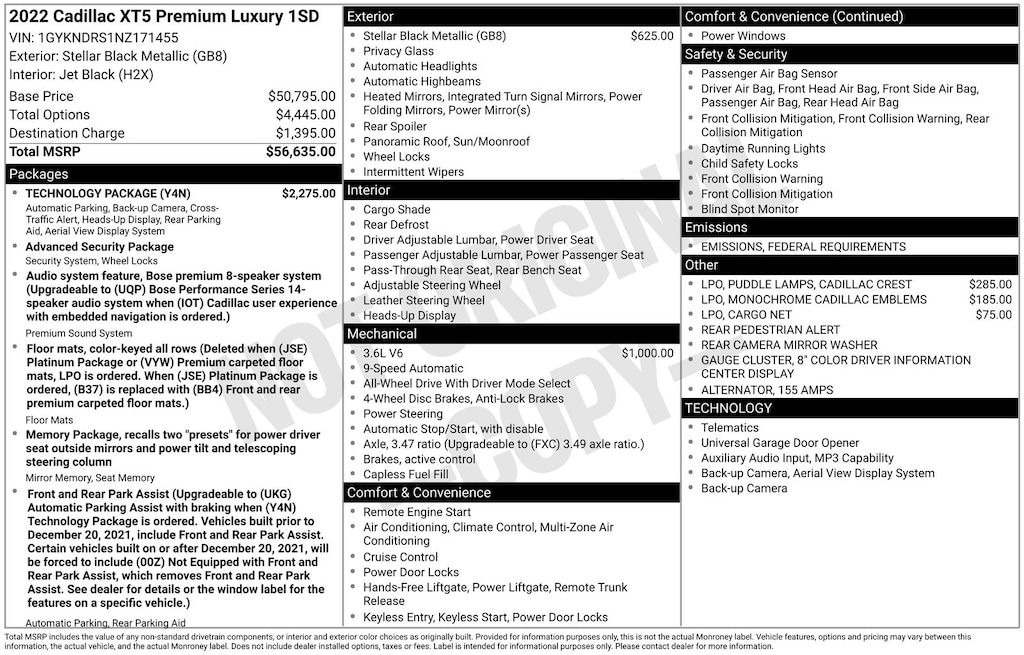 Certified 2022 Cadillac XT5 Premium Luxury SUV