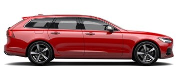 Volvo V90 Cross Country Research A red Volvo V90 Cross Country