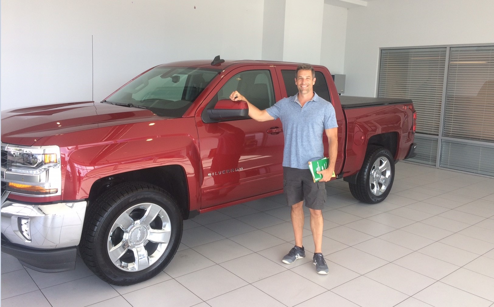 A Happy Brand-New Silverado 2018 Truck Buyer at McLoughlin Chevrolet A Happy Brand-New Silverado 2018 Truck Buyer at McLoughlin Chevrolet