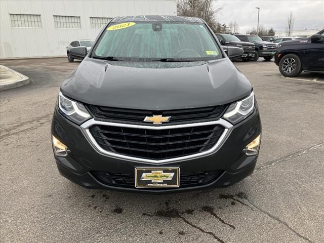 Certified 2021 Chevrolet Equinox LT with VIN 2GNAXUEV3M6128927 for sale in Hyde Park, VT