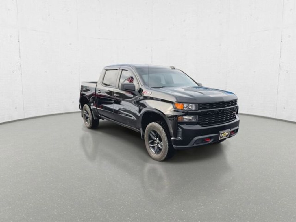 Used 2021 Chevrolet Silverado 1500 Custom Trail Boss Truck Crew Cab