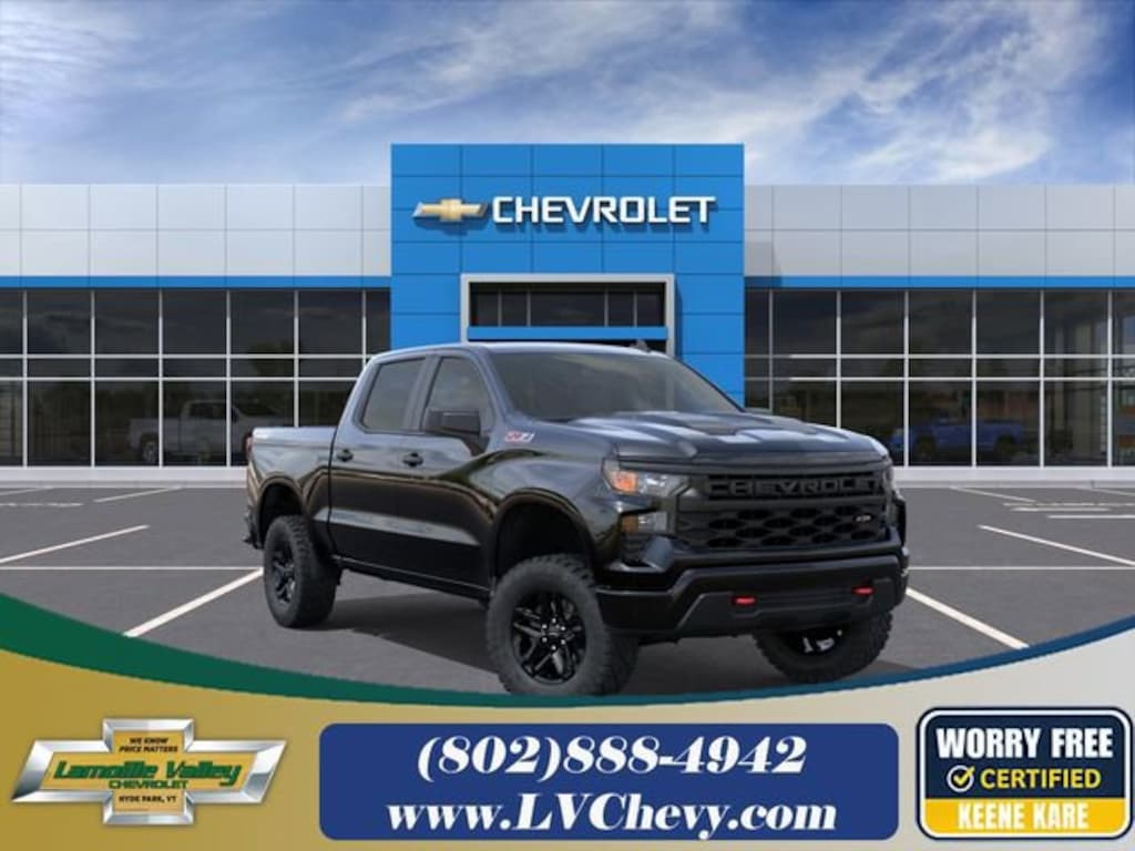 New 2026 Chevrolet Silverado 1500 Custom Trail Boss Truck