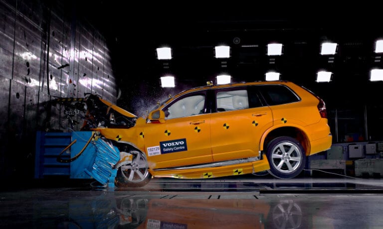 Volvo Safety Frontal Offset Crash Test