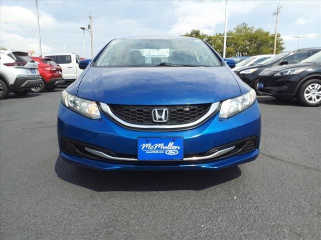 Used 2015 Honda Civic LX with VIN 19XFB2F51FE280756 for sale in Council Bluffs, IA