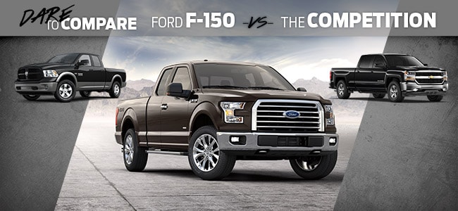 Dare to Compare: F-150 vs. the Competition | McMullen Ford