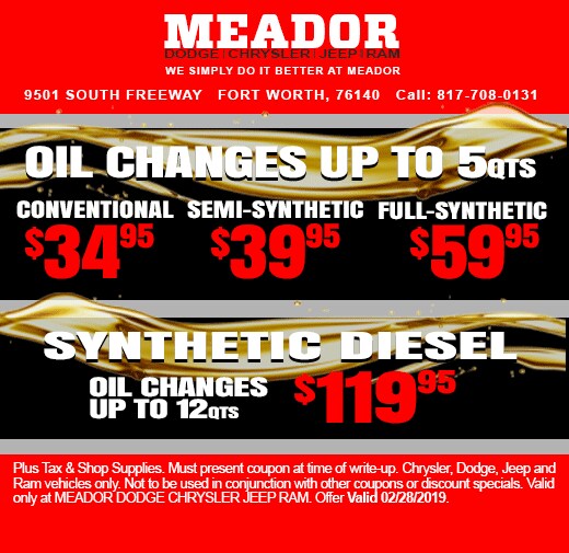 Specials Meador Dodge Chrysler Jeep Ram