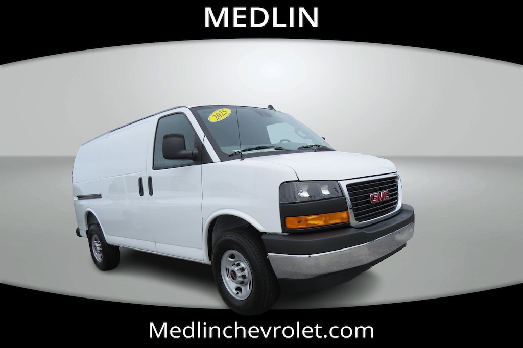 Used 2025 GMC Savana Cargo Van RWD 3500 135 Full-size Cargo Van