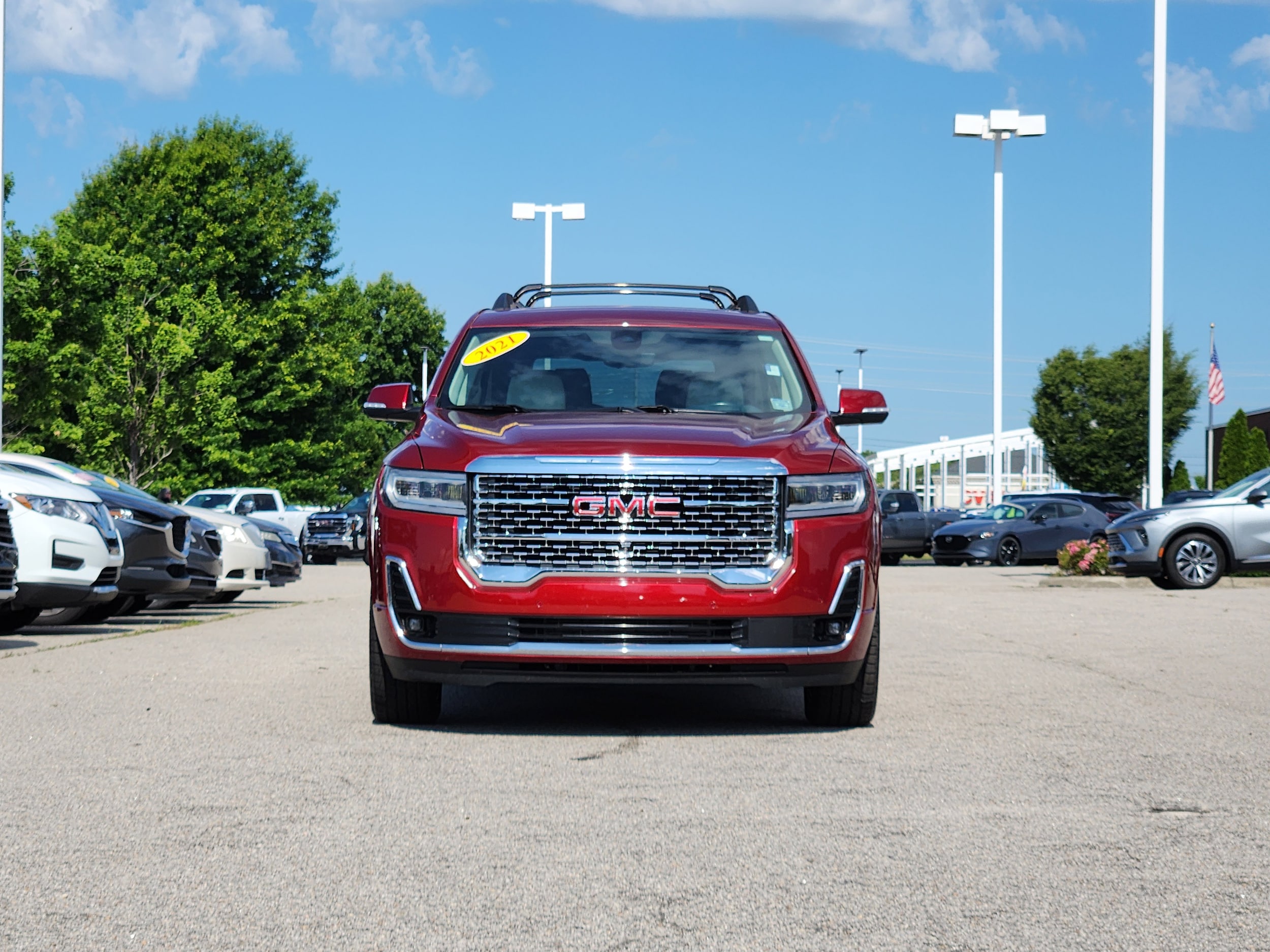 Used 2021 GMC Acadia Denali with VIN 1GKKNXLS3MZ120249 for sale in Wilson, NC