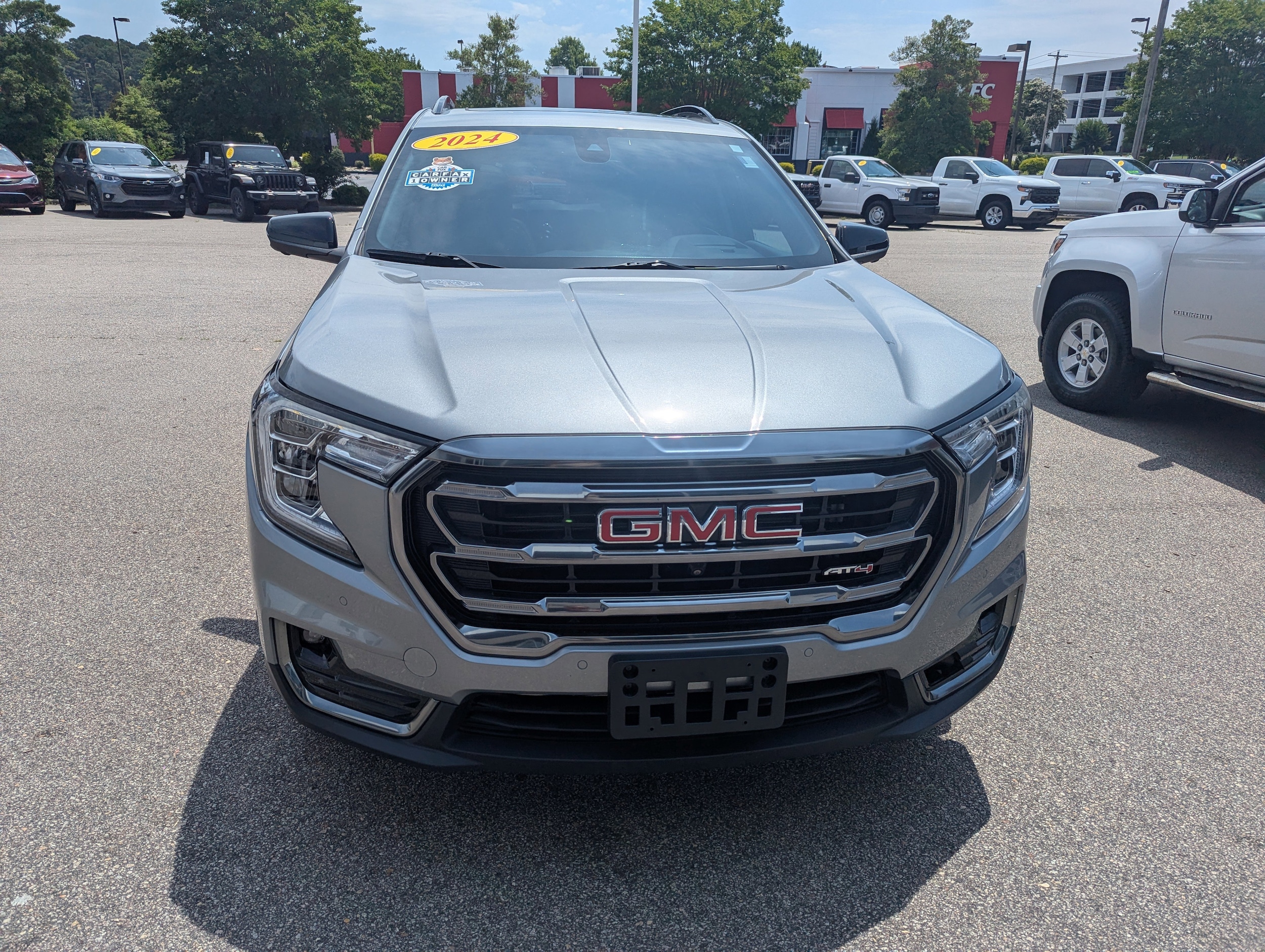 Used 2024 GMC Terrain AT4 with VIN 3GKALYEG5RL248801 for sale in Wilson, NC