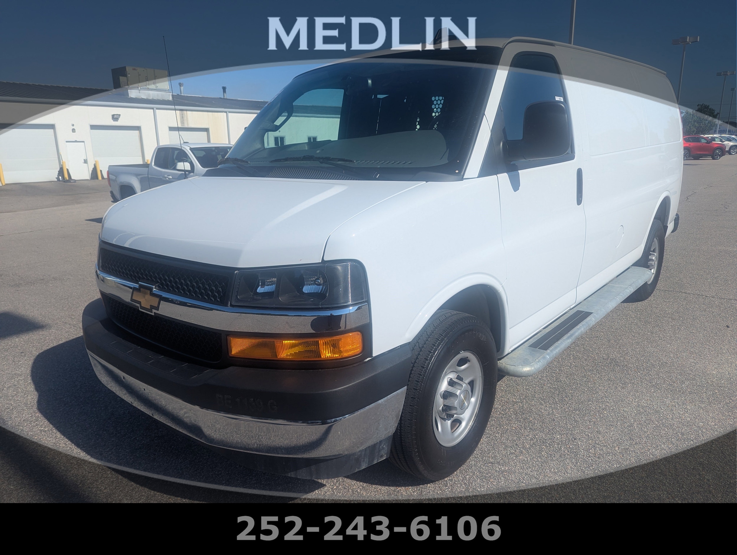 White 2025 Chevrolet Express Cargo Van Rear-Wheel Drive Automatic