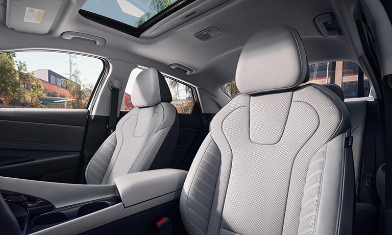 2021 Hyundai Elantra interior - front seats