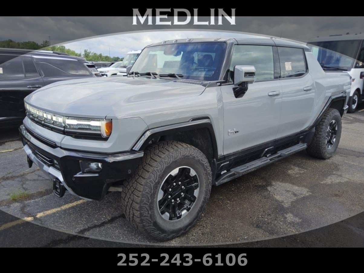 Gray 2025 GMC Hummer EV Pickup Pickup Truck All-Wheel Drive Automatic