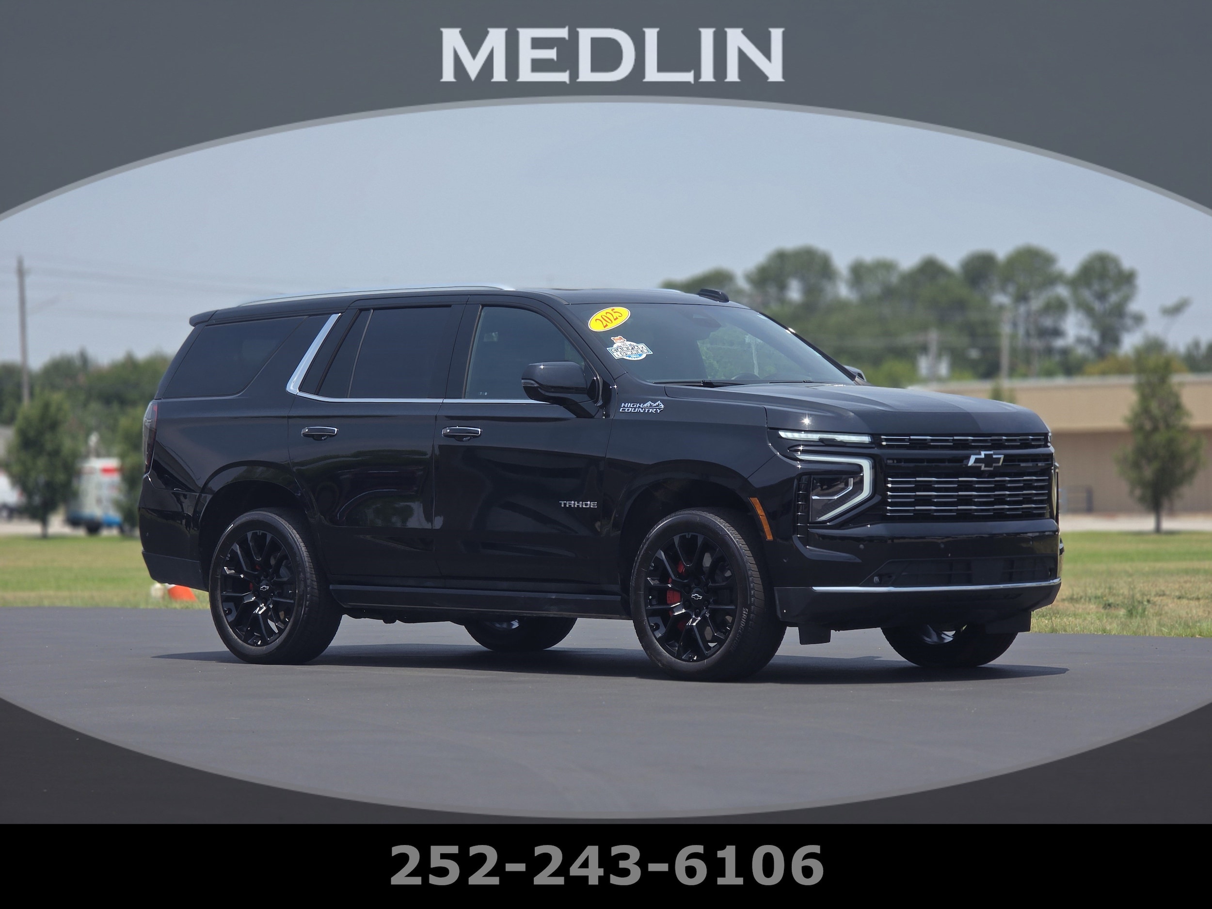Black 2025 Chevrolet Tahoe SUV / Crossover Four-Wheel Drive Automatic