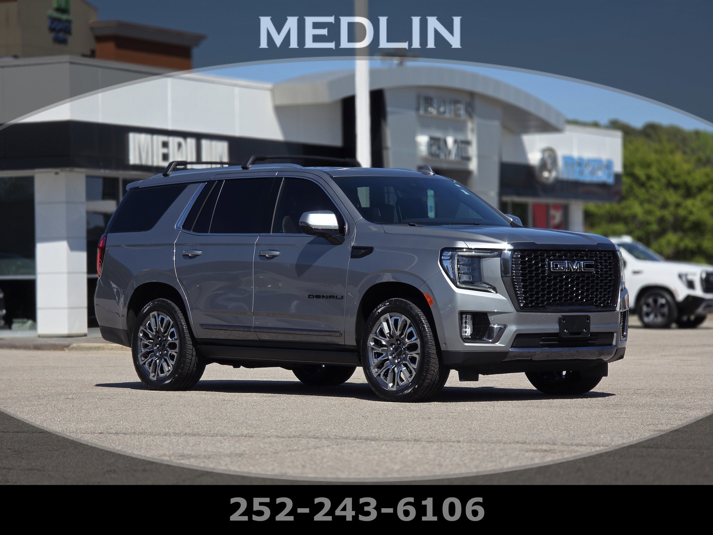 Gray 2024 GMC Yukon SUV / Crossover Four-Wheel Drive Automatic