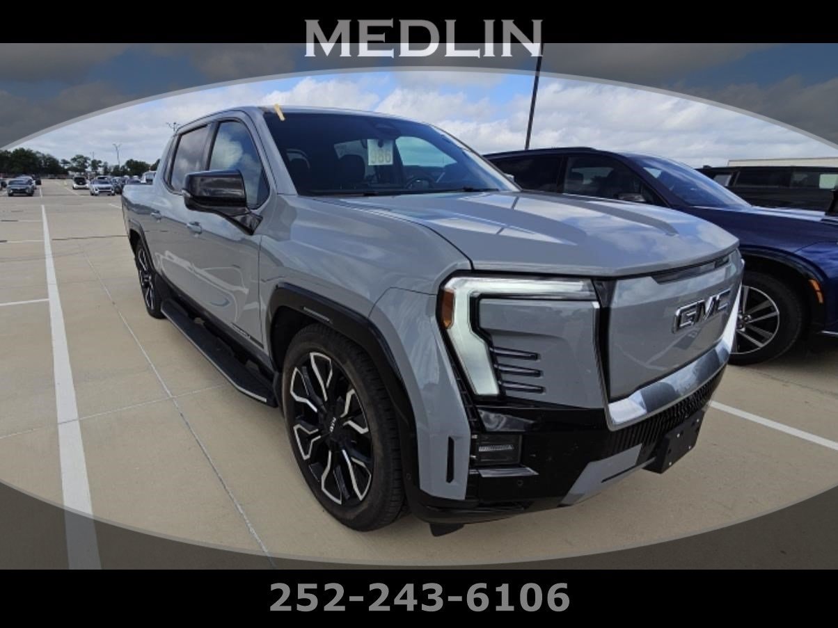 Gray 2025 GMC Sierra EV Pickup Truck All-Wheel Drive Automatic