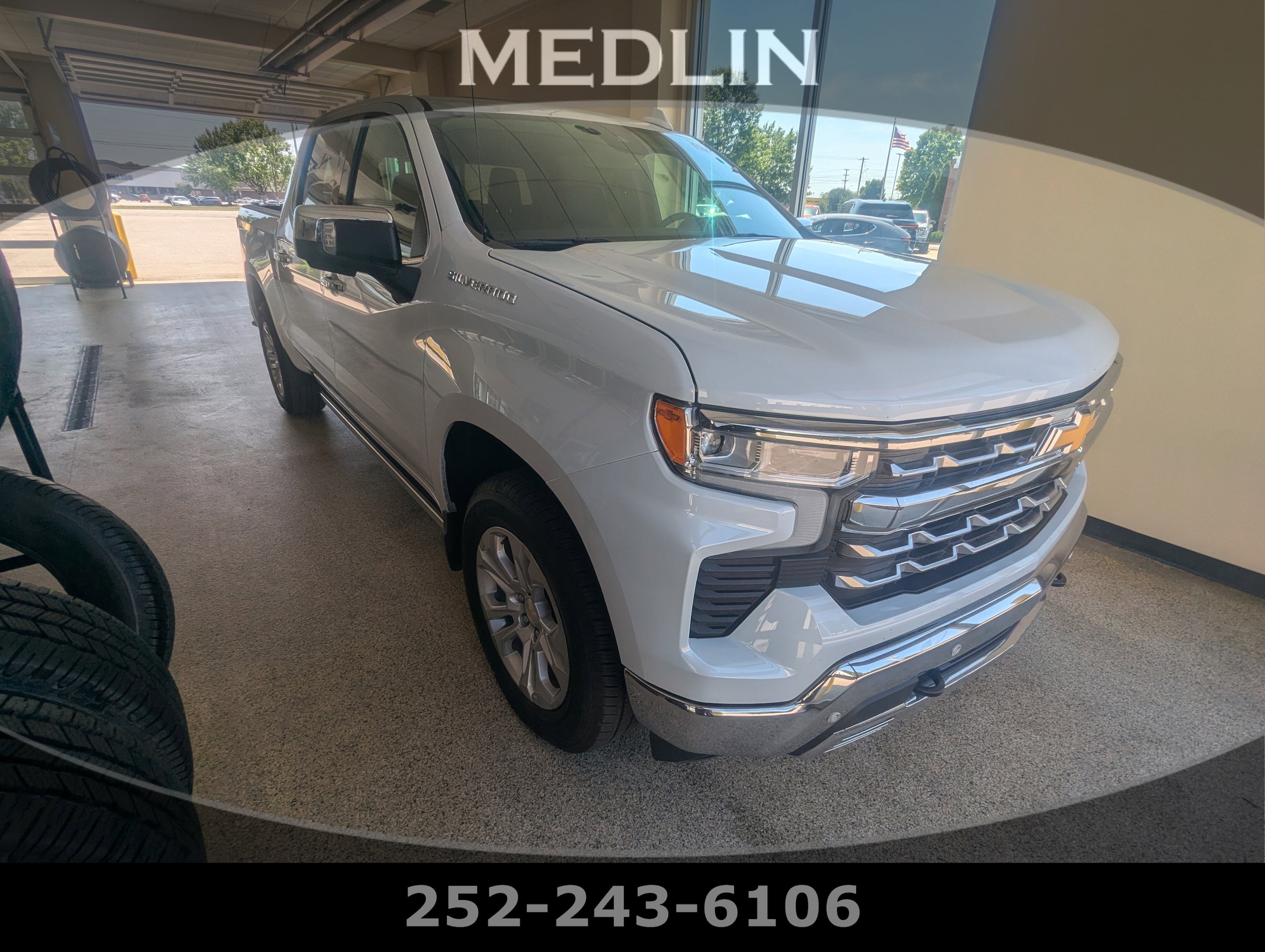 White 2026 Chevrolet Silverado 1500 Pickup Truck Four-Wheel Drive Automatic