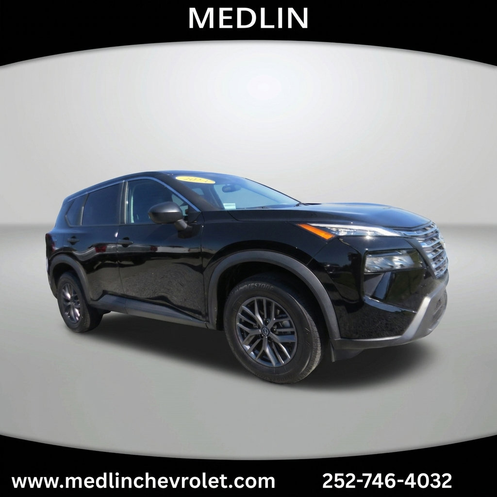 Super Black 2024 Nissan Rogue SUV / Crossover Front-Wheel Drive Continuously Variable Transmission