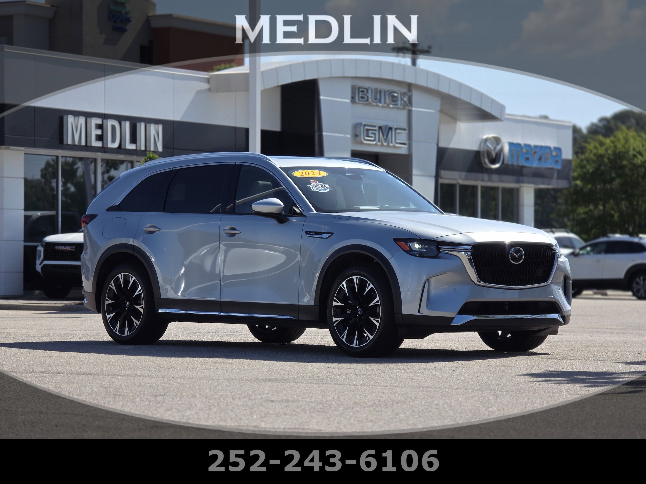 Silver 2024 Mazda CX-90 SUV / Crossover All-Wheel Drive Automatic