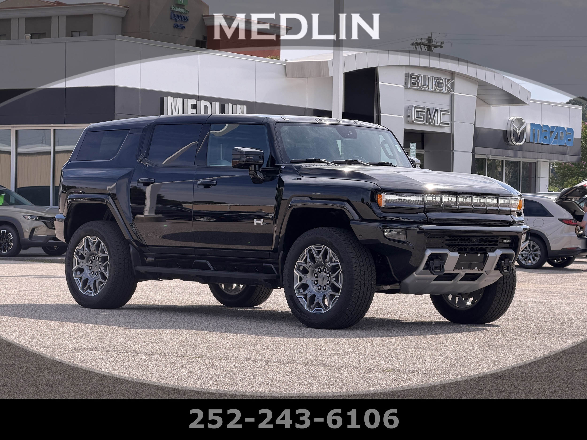Black 2025 GMC Hummer EV SUV SUV / Crossover All-Wheel Drive Automatic