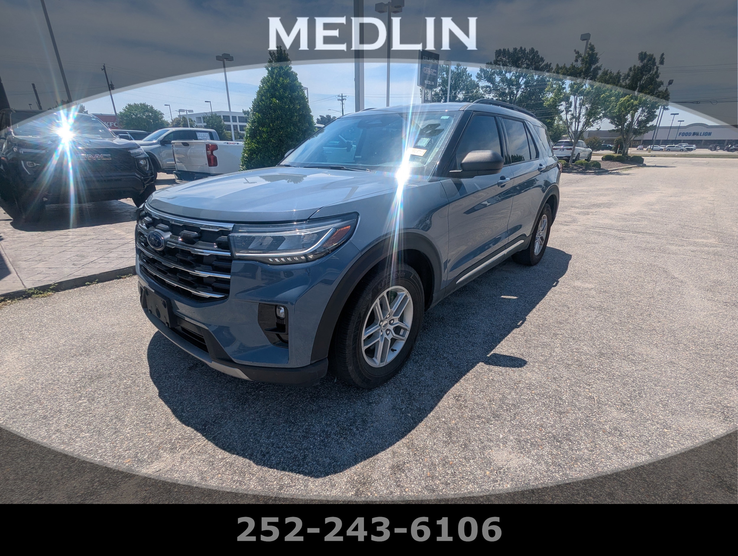 Blue 2025 Ford Explorer SUV / Crossover Rear-Wheel Drive Automatic