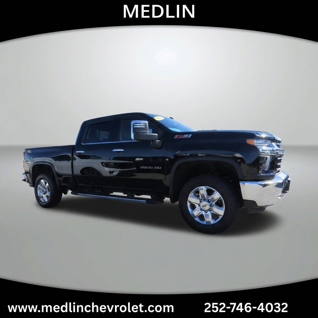 Black 2022 Chevrolet Silverado 3500HD Pickup Truck Four-Wheel Drive Automatic