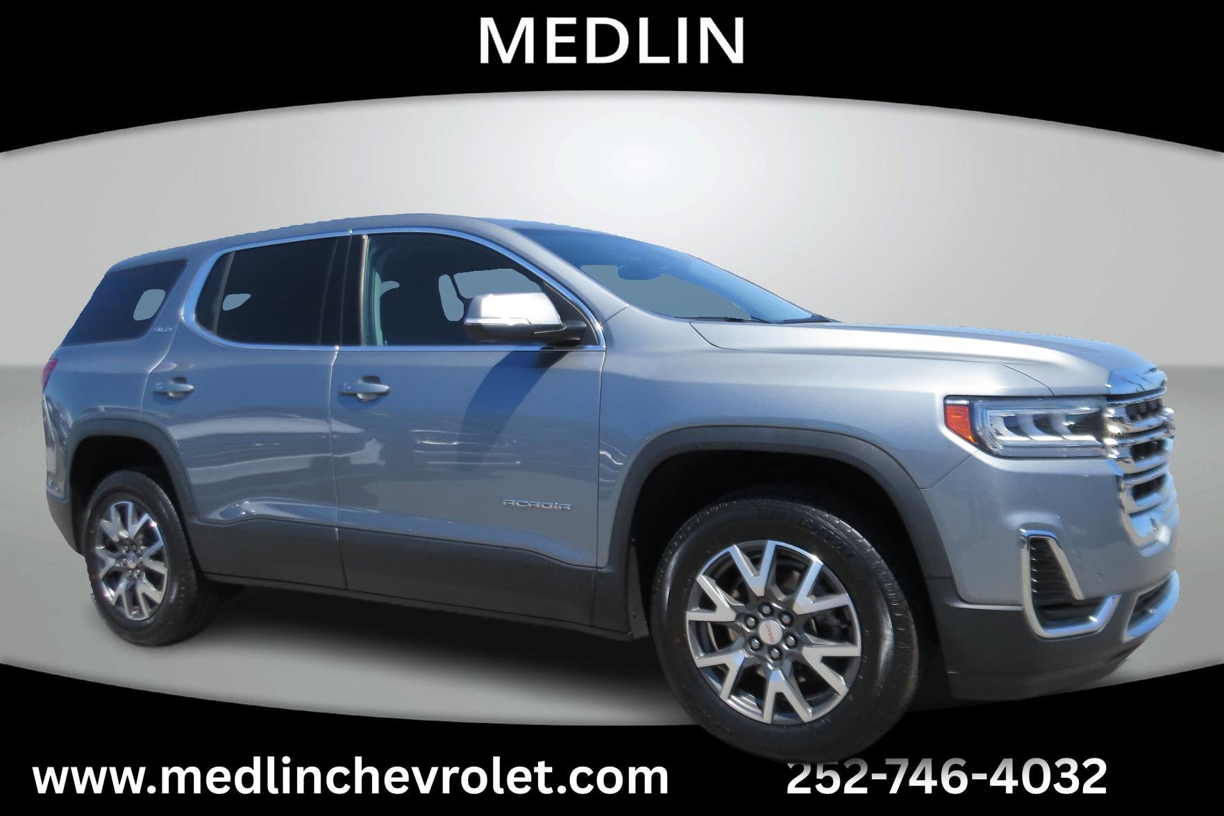 Sterling Metallic 2023 GMC Acadia SUV / Crossover Front-Wheel Drive Automatic