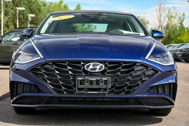 Certified 2022 Hyundai Sonata SEL with VIN 5NPEF4JAXNH135368 for sale in Westminster, CO