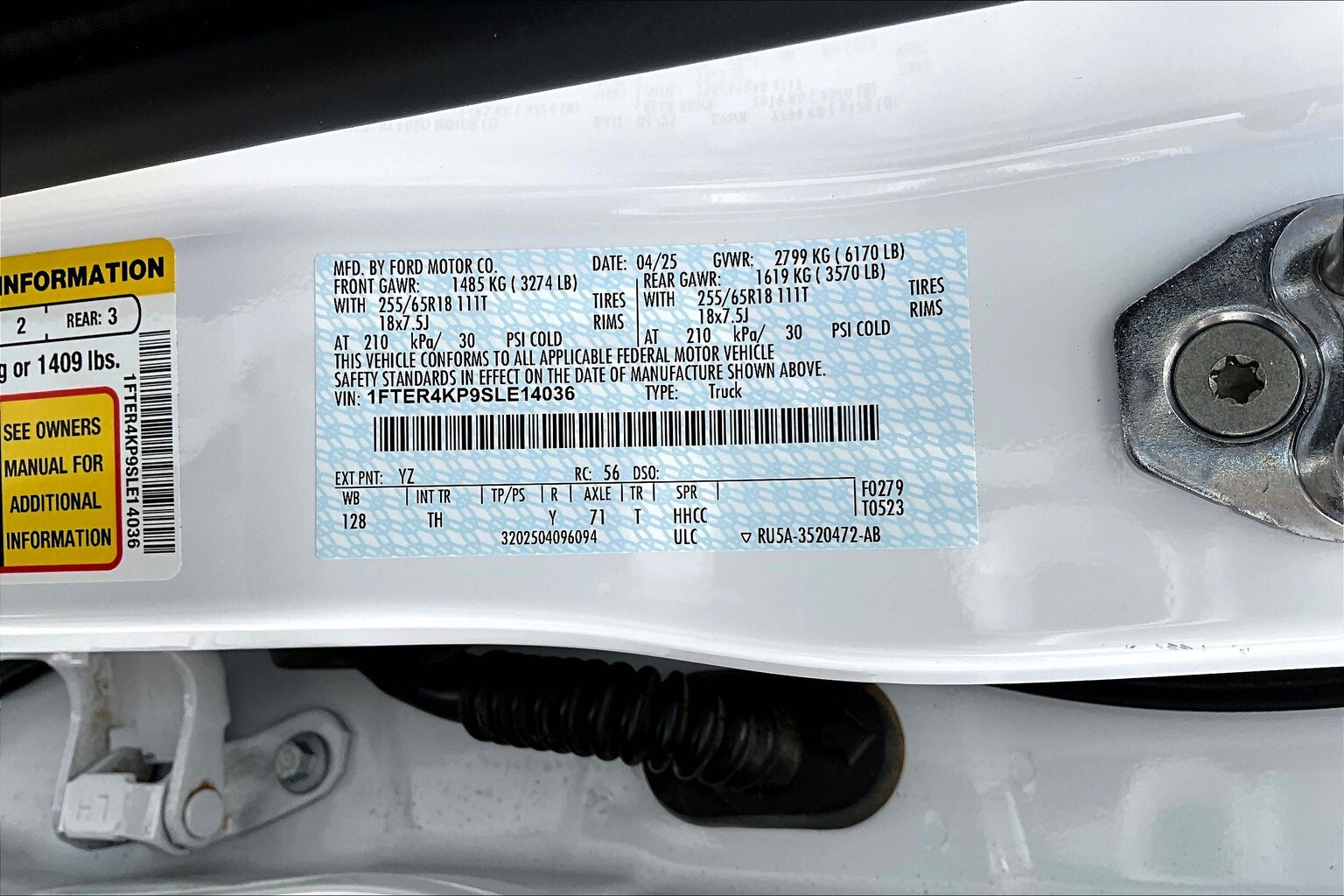 2025 Ford Ranger Lariat - Photo 19