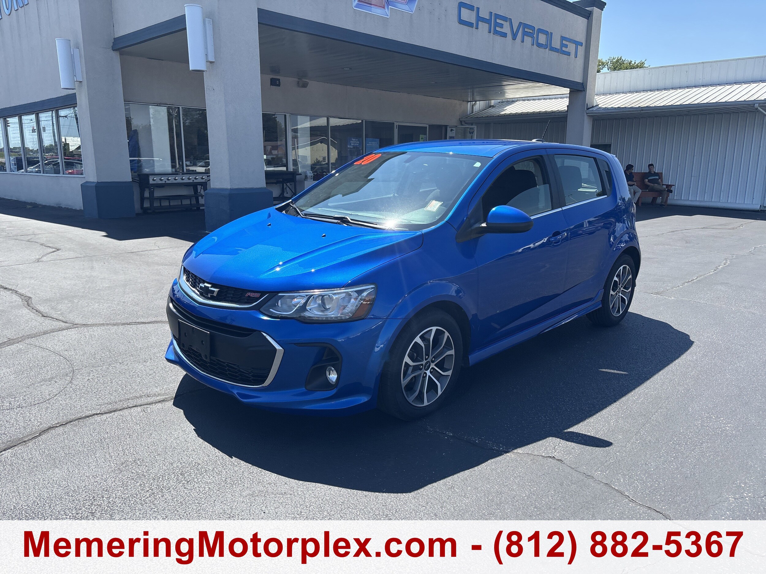 Used 2020 Chevrolet Sonic LT with VIN 1G1JD6SB6L4108381 for sale in Vincennes, IN