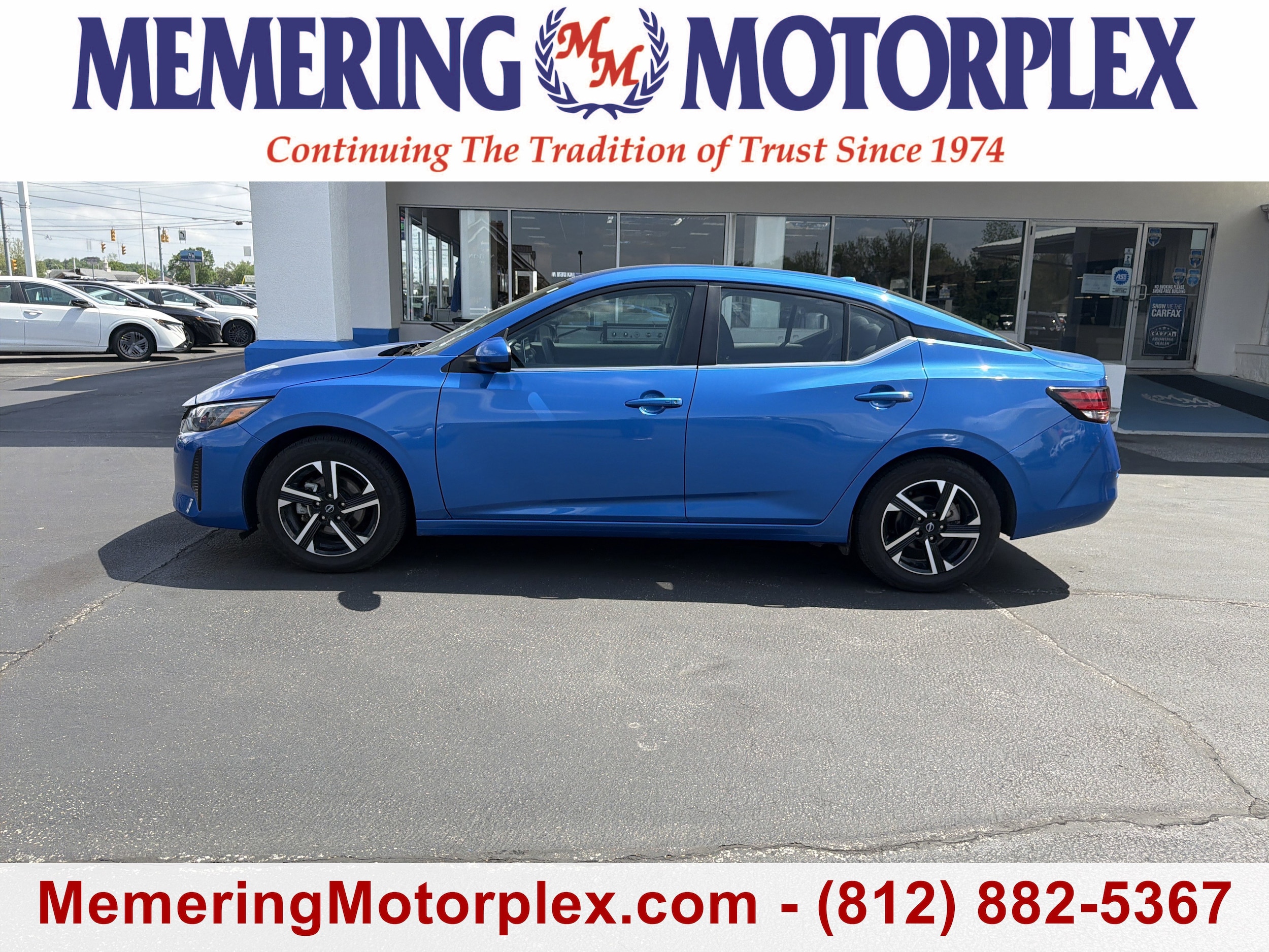 Used 2024 Nissan Sentra SV with VIN 3N1AB8CV6RY364112 for sale in Vincennes, IN