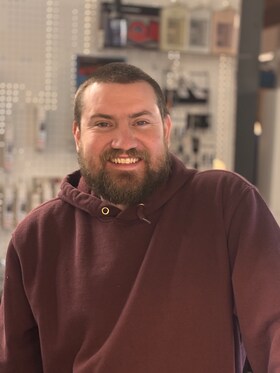 Staff member Levi Detty from 7eba87903c8a