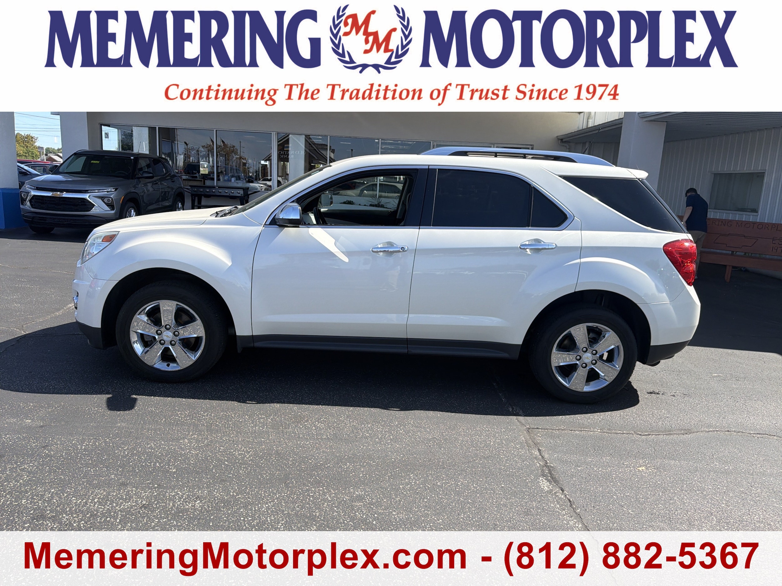 Used 2013 Chevrolet Equinox LTZ with VIN 1GNALFEK0DZ123461 for sale in Vincennes, IN