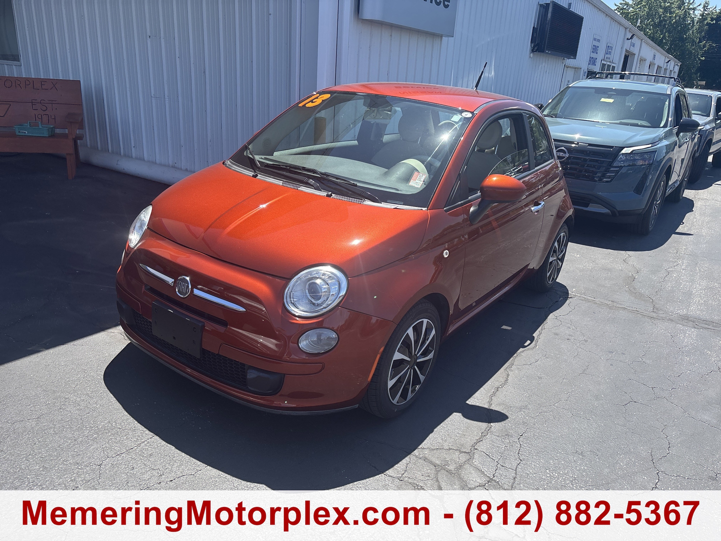 Used 2013 FIAT 500 Pop with VIN 3C3CFFAR7DT562373 for sale in Vincennes, IN