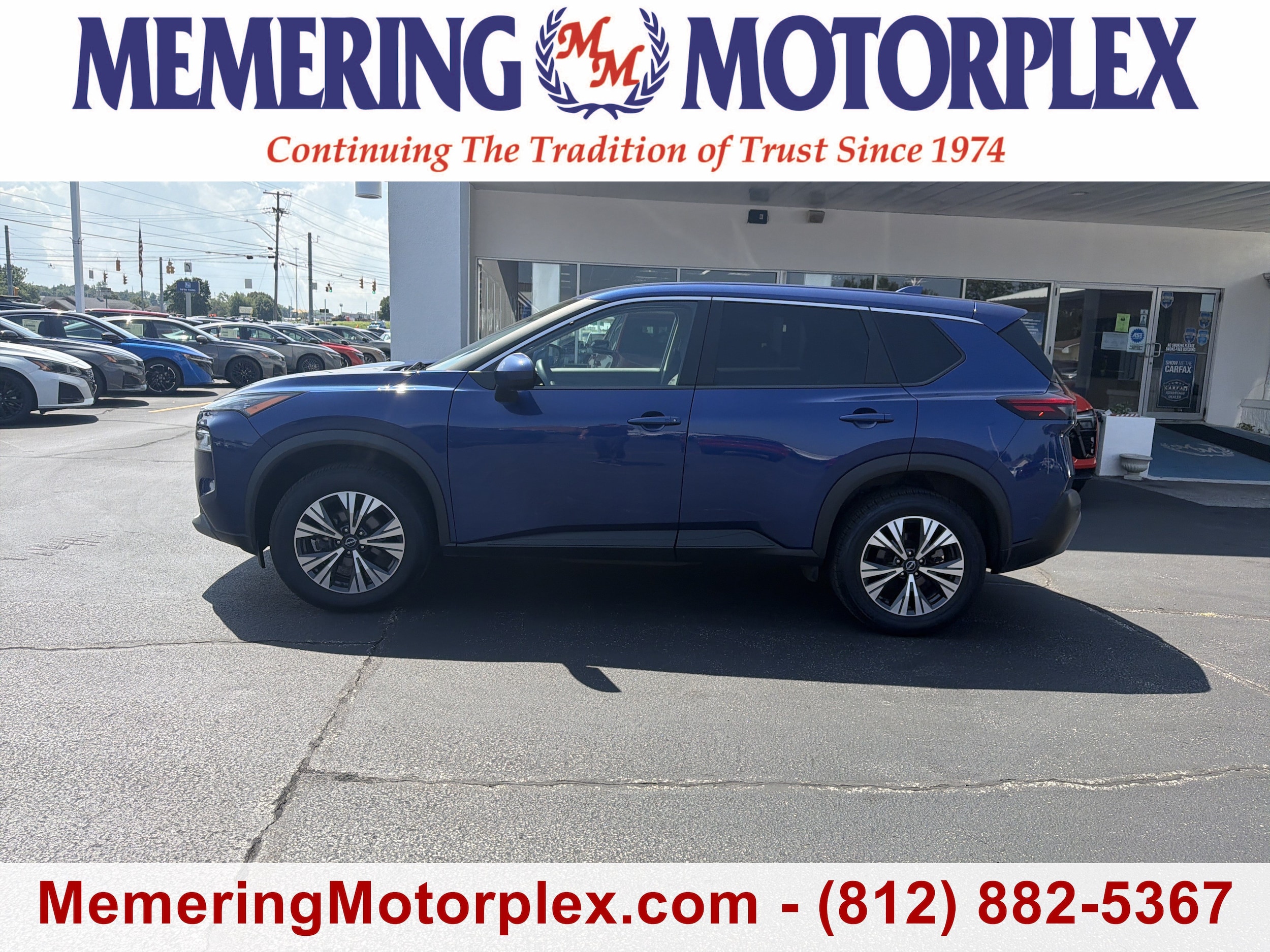 Used 2023 Nissan Rogue SV with VIN 5N1BT3BA7PC809121 for sale in Vincennes, IN