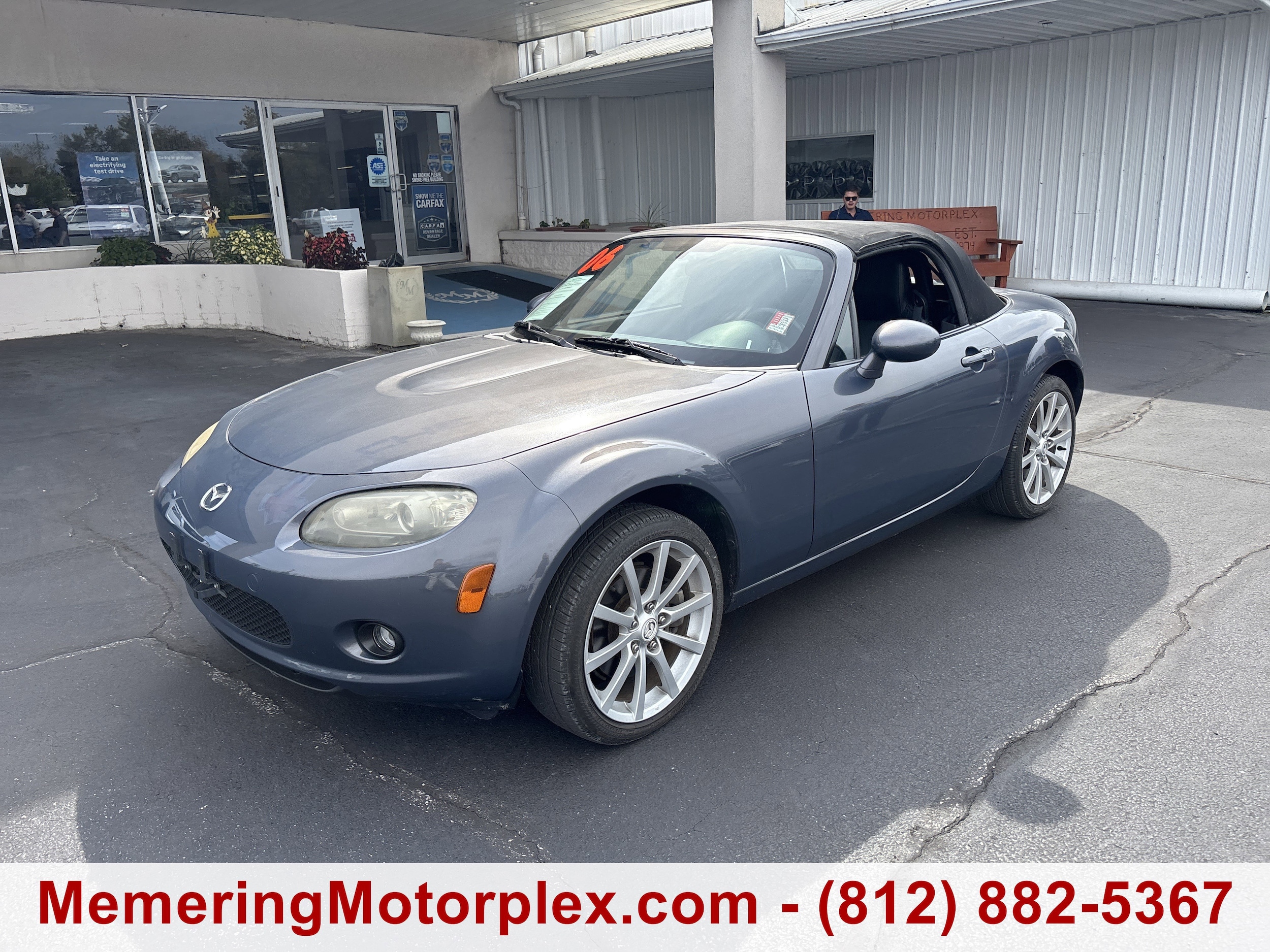 Used 2006 Mazda MX-5 Miata Base with VIN JM1NC25F460117224 for sale in Vincennes, IN