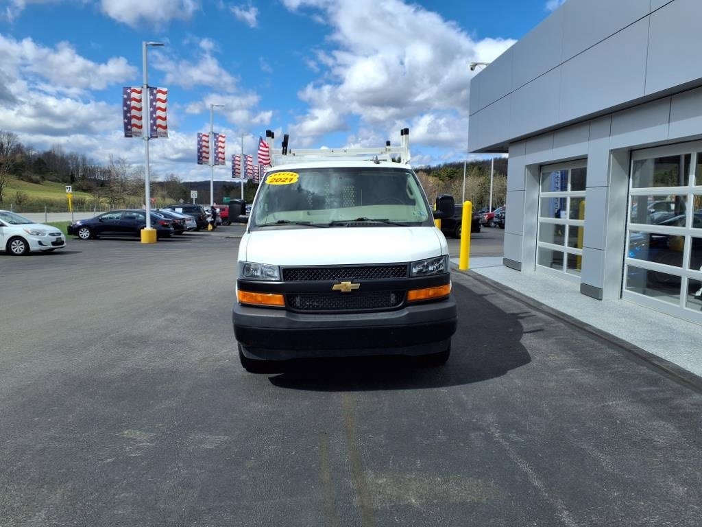 Used 2021 Chevrolet Express Cargo Work Van with VIN 1GCWGAF79M1160328 for sale in Windber, PA