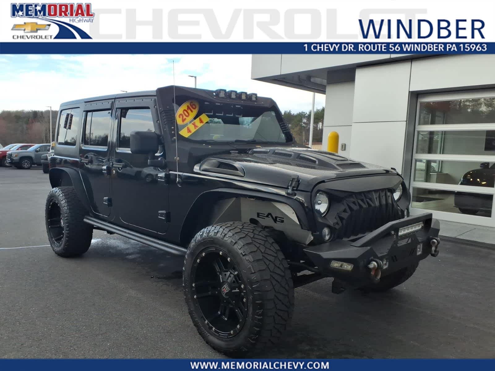 2016 Jeep Wrangler Unlimited Black Bear