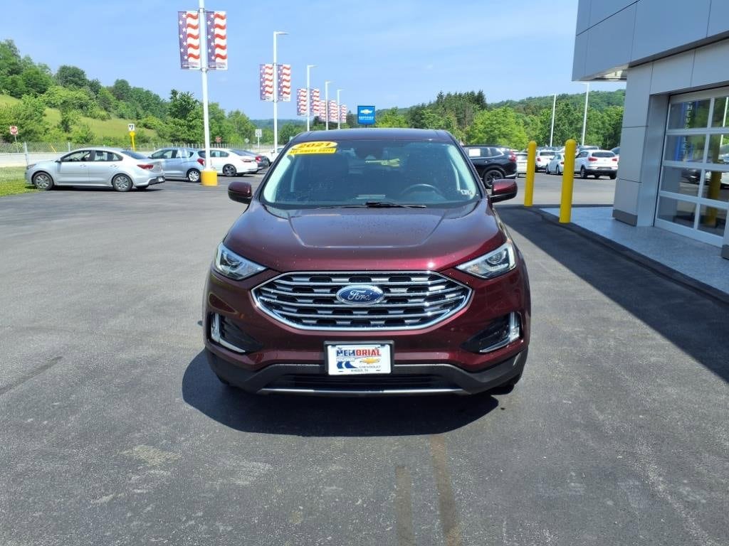 Used 2021 Ford Edge SEL with VIN 2FMPK4J93MBA37069 for sale in Windber, PA