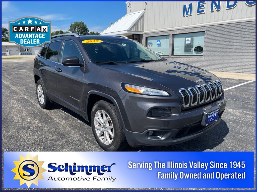 Gray (Granite Crystal Metallic Clearcoat) 2017 Jeep Cherokee SUV / Crossover Four-Wheel Drive 9-Speed Automatic