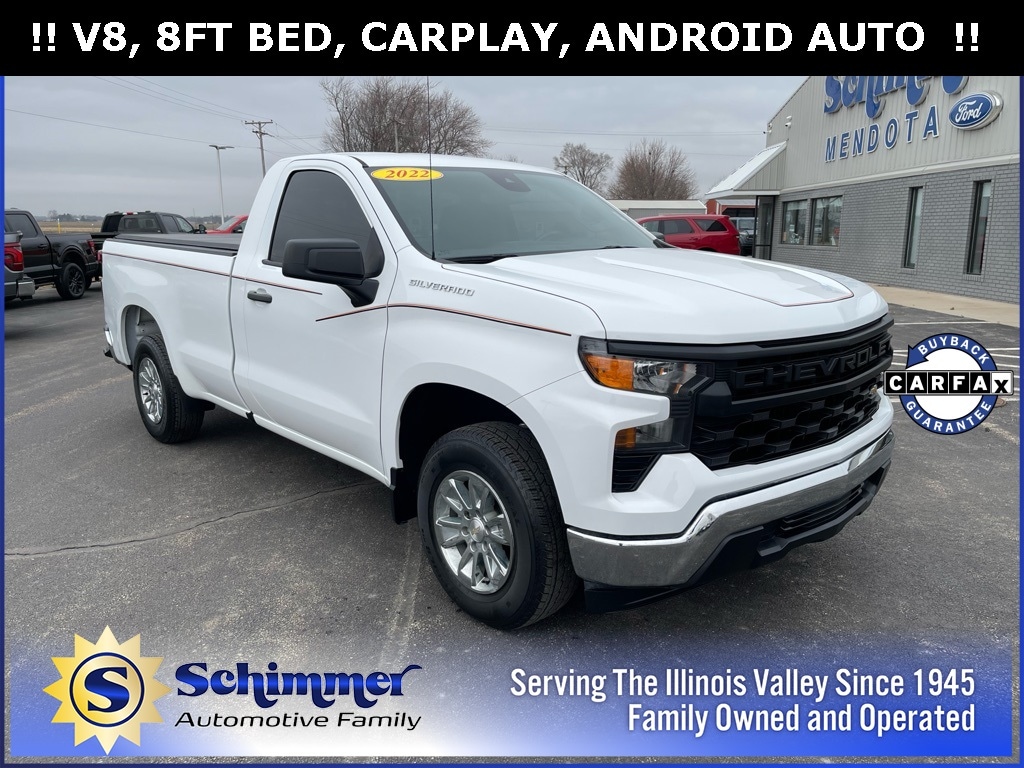 Certified 2022 Chevrolet Silverado 1500 WT Truck Regular Cab