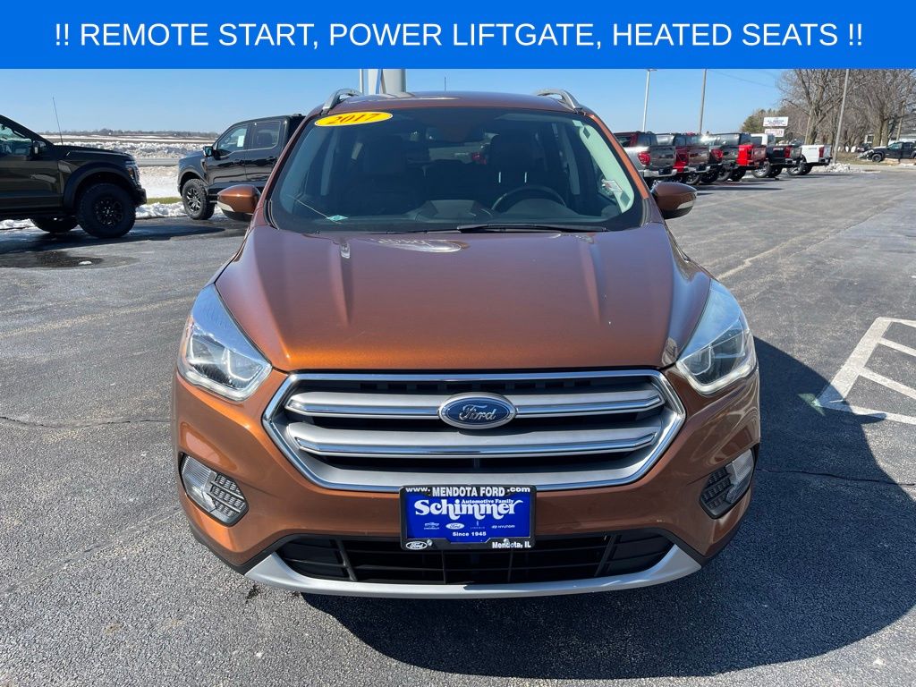 Used 2017 Ford Escape Titanium with VIN 1FMCU0JD2HUD26692 for sale in Mendota, IL
