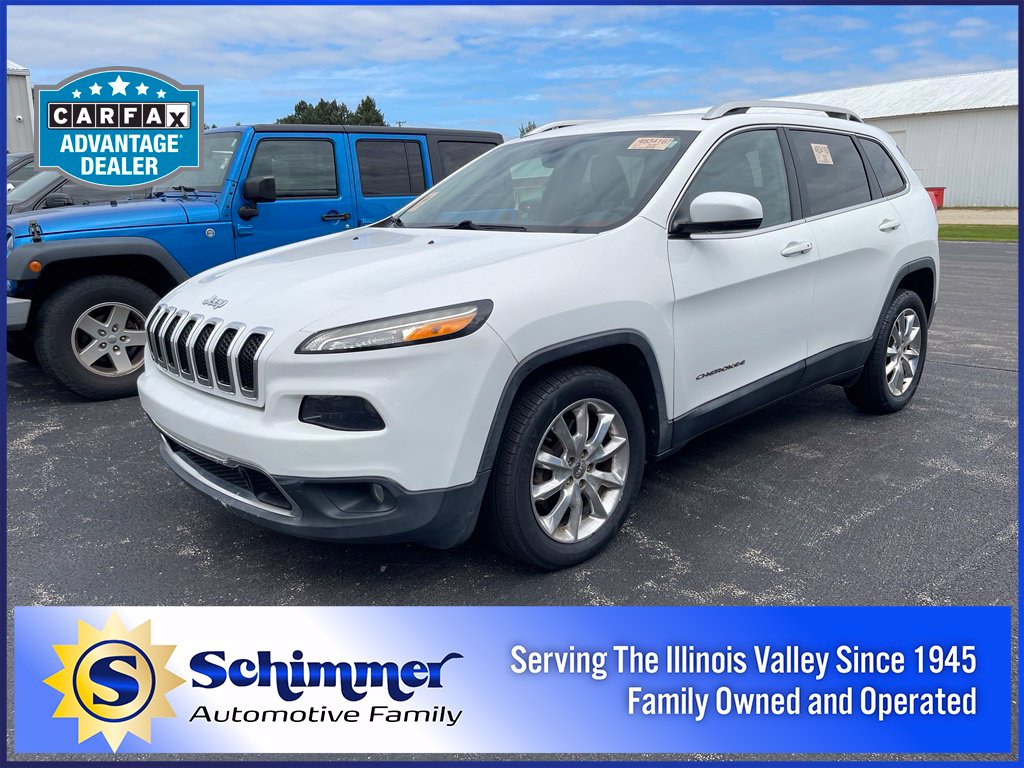 Bright White Clearcoat 2016 Jeep Cherokee SUV / Crossover Front-Wheel Drive 9-Speed Automatic