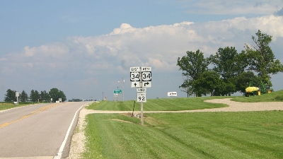 Street Signs In La Moille, IL