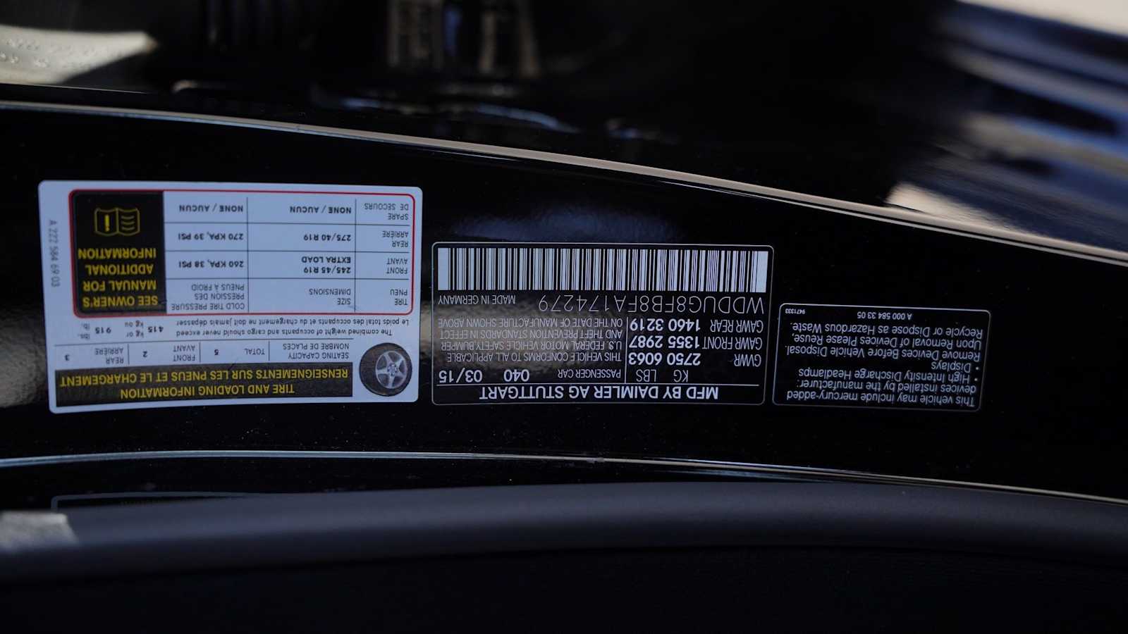 Thumbnail: 2015 Mercedes-Benz S-Class - 35