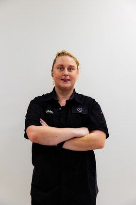 Staff member Ashley St. John from ID_36061b