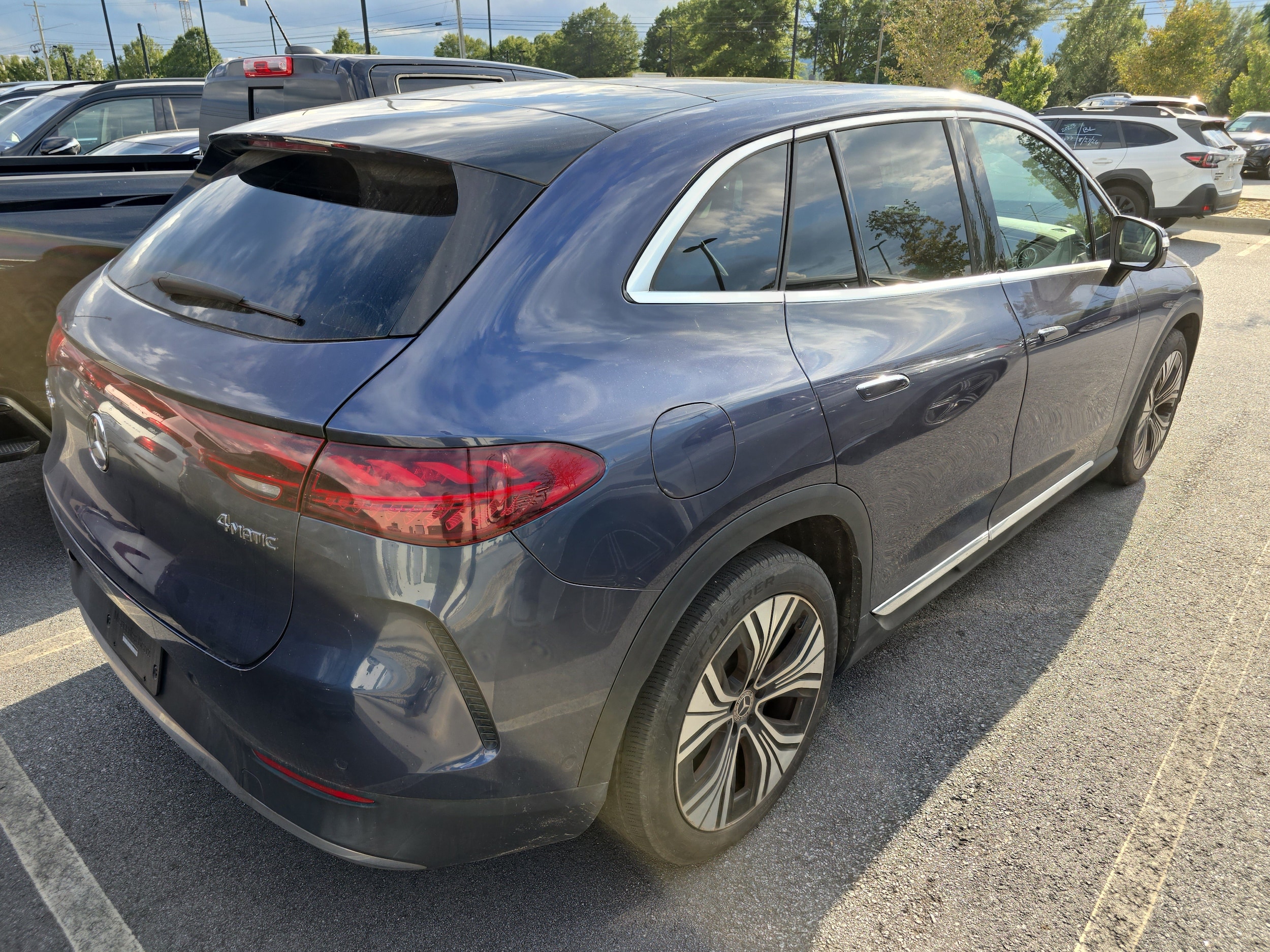 Used 2023 Mercedes-Benz EQE SUV Base with VIN 4JGGM1CB4PA017891 for sale in Fletcher, NC