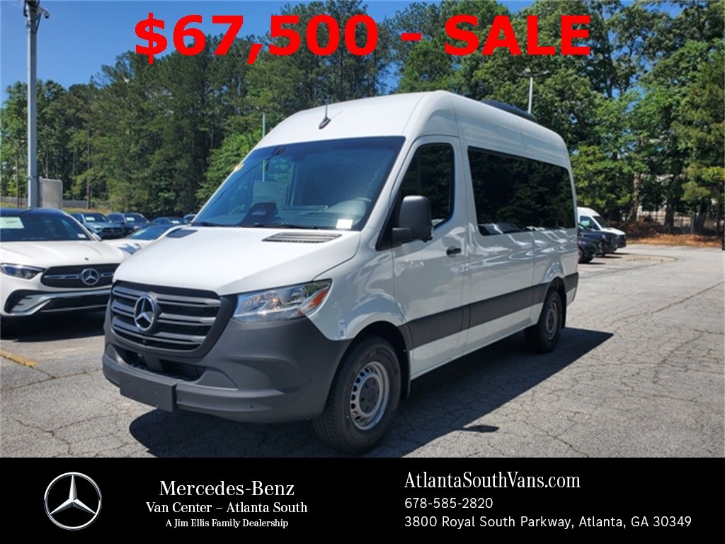New 2025 Mercedes-Benz Sprinter 2500 Standard Roof 4-Cyl Diesel HO Van Passenger Van