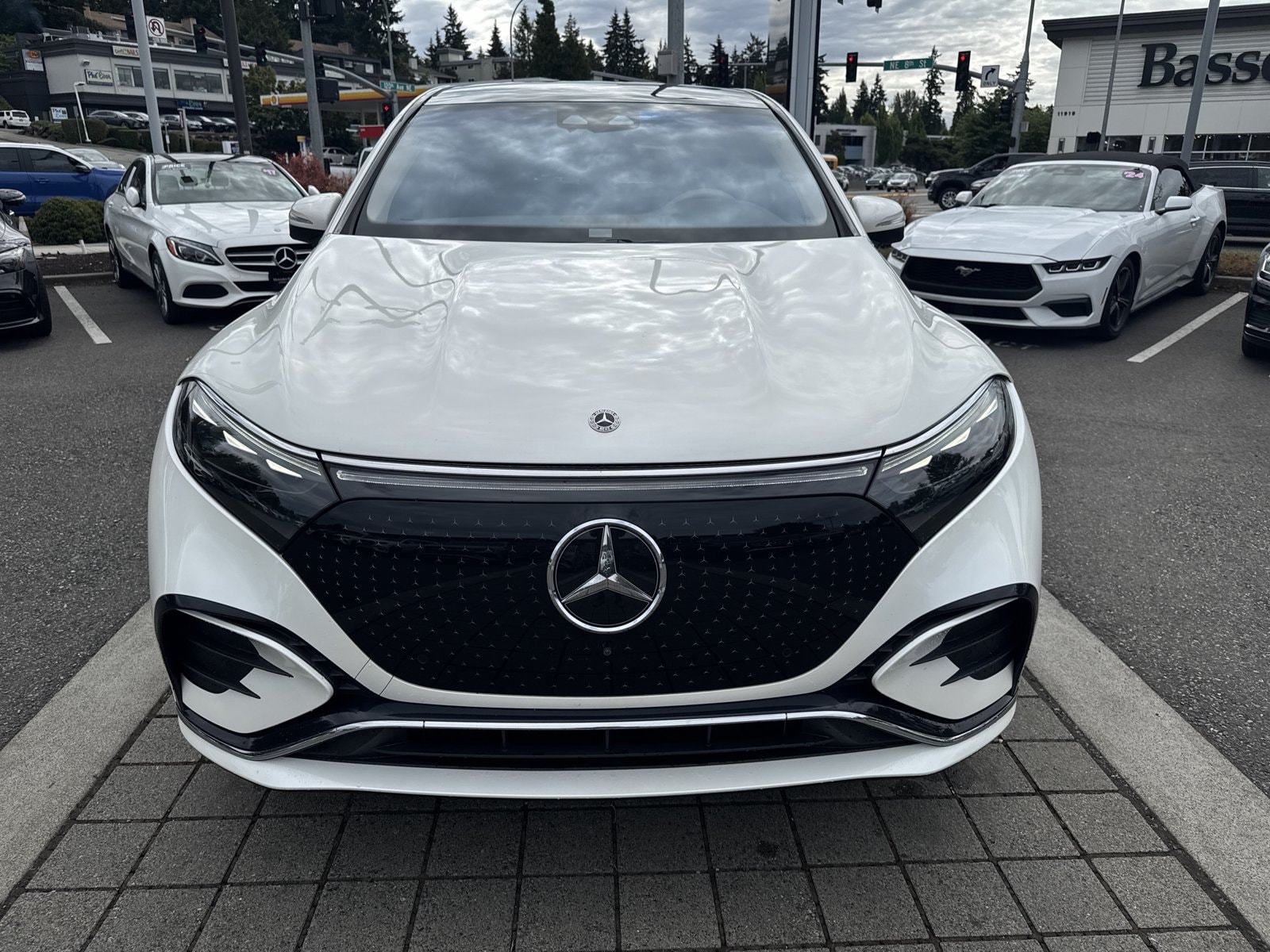 Certified 2023 Mercedes-Benz EQS SUV Base with VIN 4JGDM4EB6PA024360 for sale in Bellevue, WA
