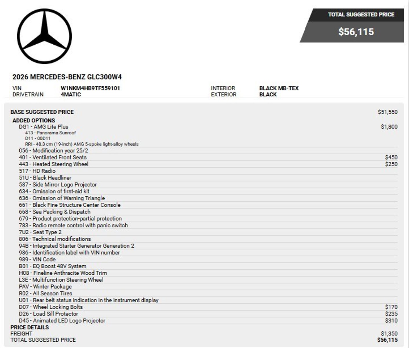 Certified 2026 Mercedes-Benz GLC 4MATIC SUV