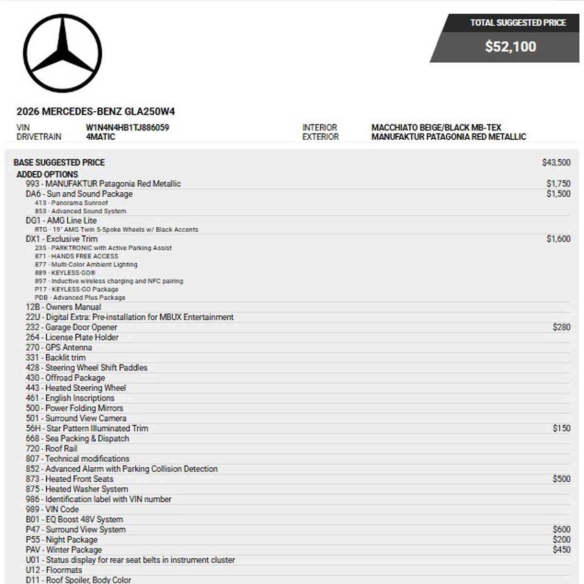 Certified 2026 Mercedes-Benz GLA 4MATIC SUV